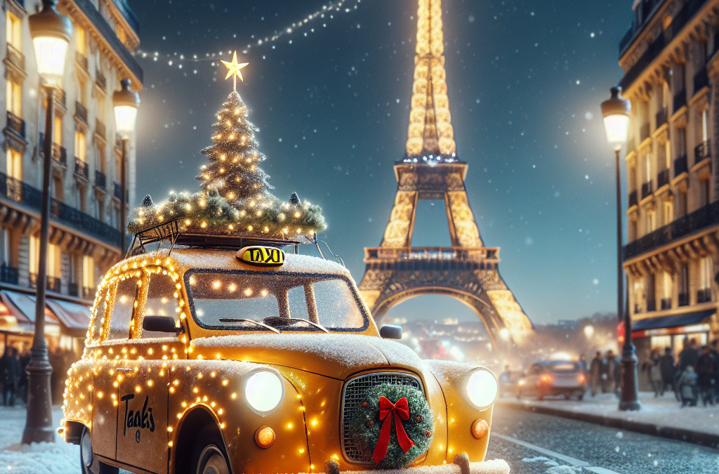 Christmas in Paris: Book Your Festive Taxi Ride Today