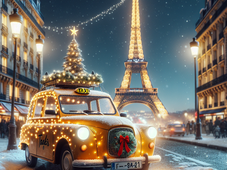 Christmas in Paris: Book Your Festive Taxi Ride Today