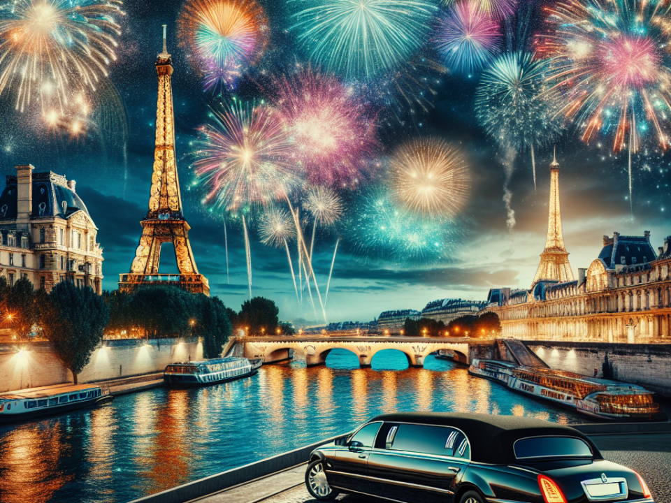 Les meilleurs spots pour admirer les feux d'artifice parisiens depuis votre limousine