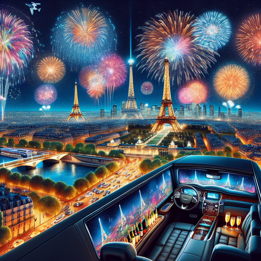 Les meilleurs spots pour admirer les feux d'artifice parisiens depuis votre limousine